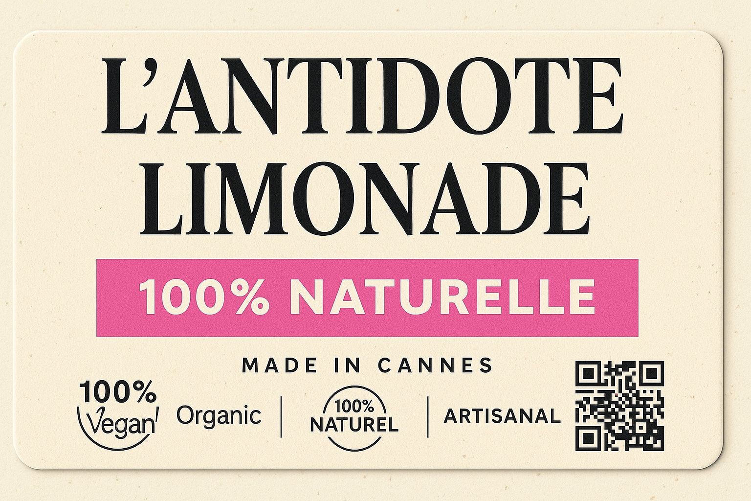 ÉDITION ULTIMATE 🥏 - X MYSTÈRE ⭐️ - L’ANTIDOTE Limonade Pailletée Made in Cannes