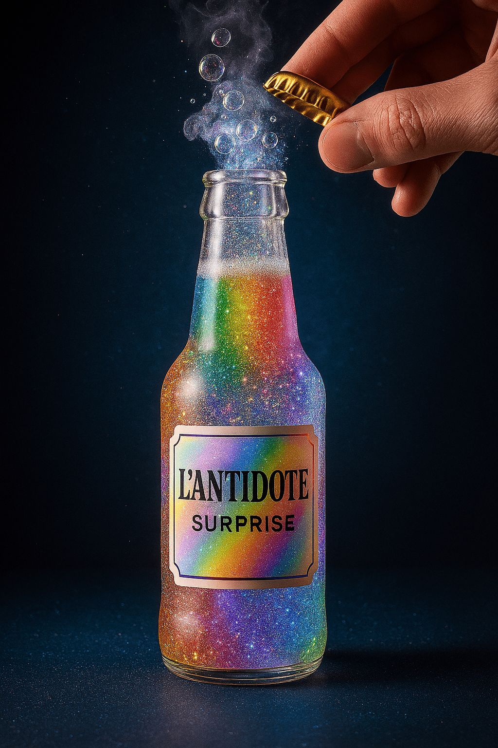 Pack L’ANTIDOTE Citron – Duo + Surprise - 3x33cl - L’ANTIDOTE Limonade Pailletée Made in Cannes